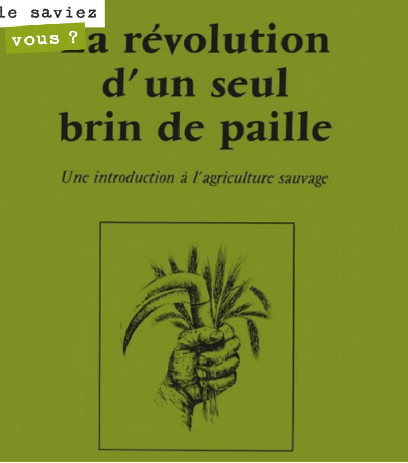 Depuis le temps que l’on doit lire cet ouvrage de référence. Au boulot !
Fukuoka a oublié cet ouvrage en 1975. C’est le père de ce qu’il appelle l’agriculture naturelle.
En laissant faire la natu...