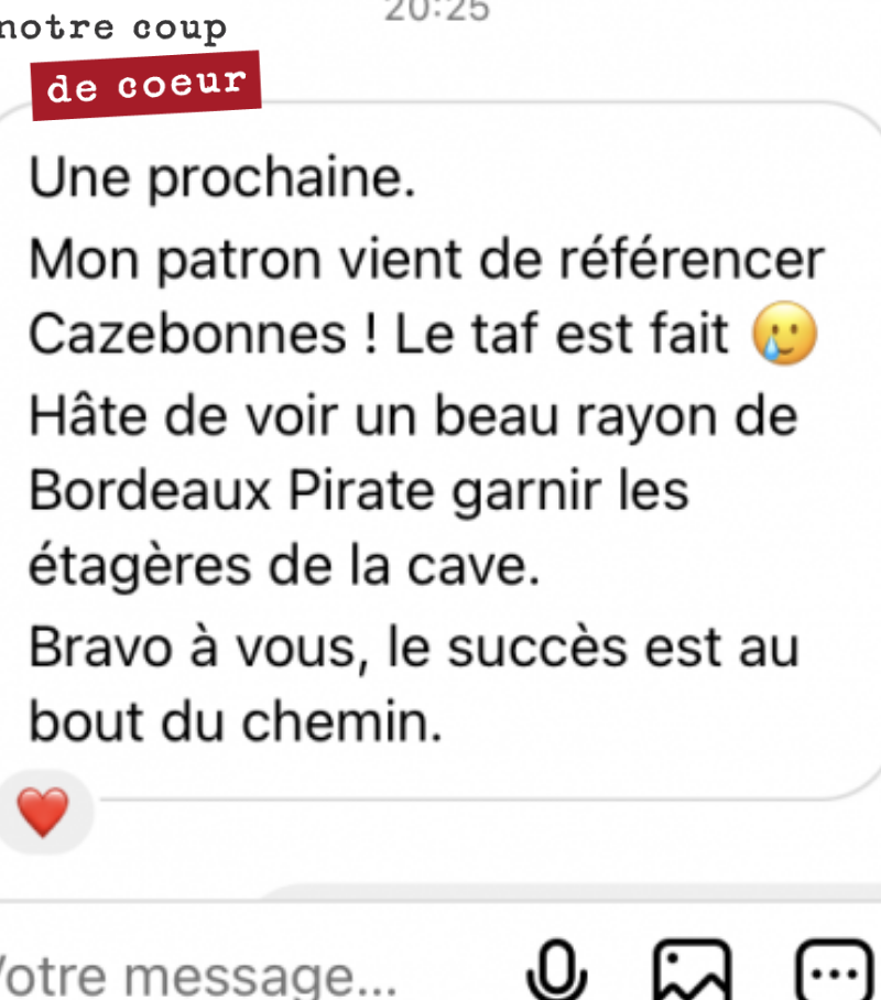 Demandez à votre patron de référencer des vins Pirates 🏴☠️
Pirate power
@bordeauxpirate