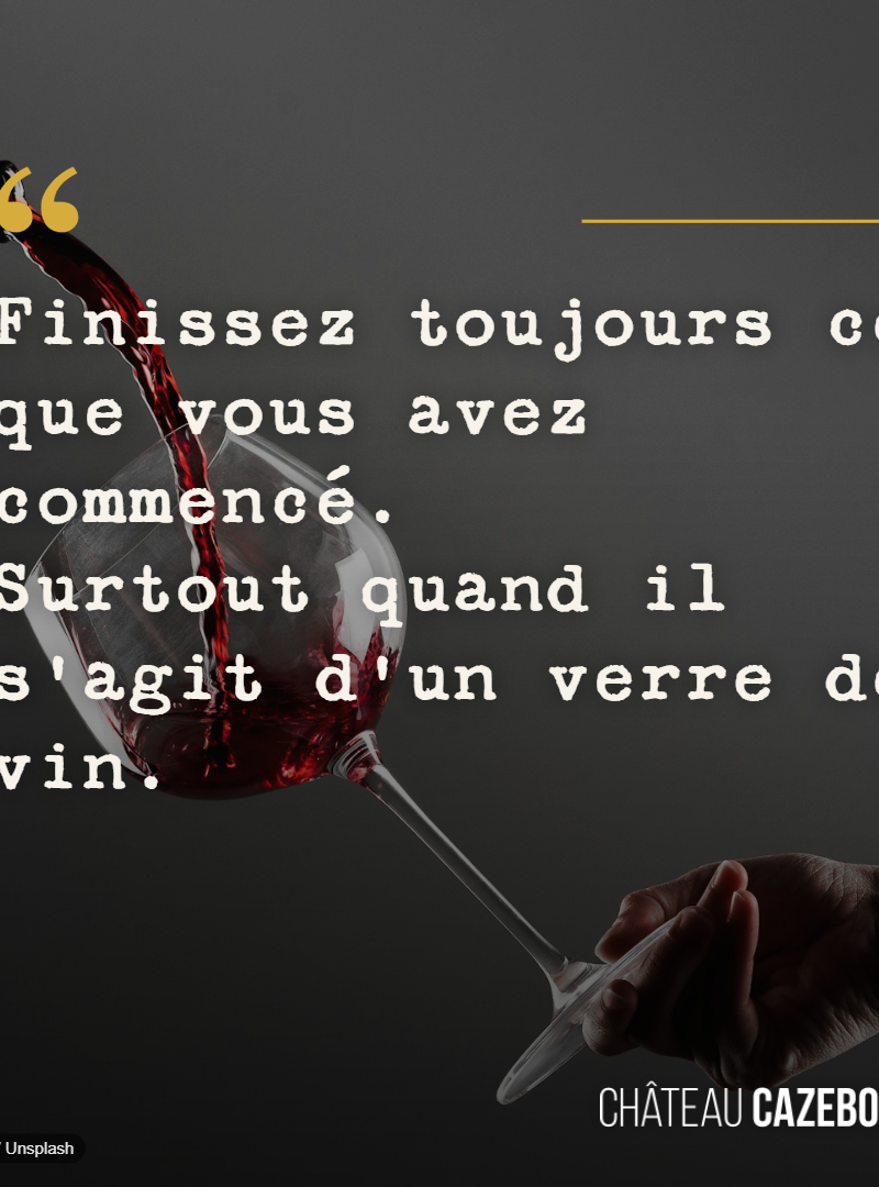 Travail bien fait