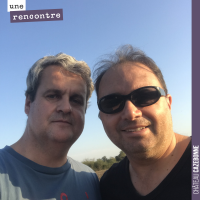 Je vous avais promis un selfie avec David dans les vignes. Chose promise, chose due.