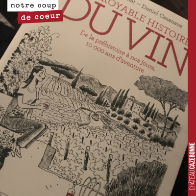 Lecture du soir. Très sympa cette BD qui retrace l'histoire de la vigne et du vin. Très documenté...