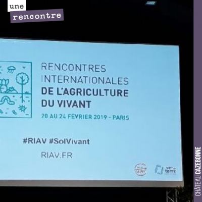 Nous sommes présent ce matin aux Rencontres Internationales de l'Agriculture du Vivant. Des inter...