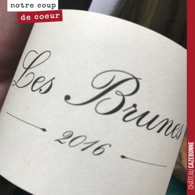 Nous, on préfère... les brunes. Magnifique vin de Philippe Chesnelong dans l'Herault, decouvert a...
