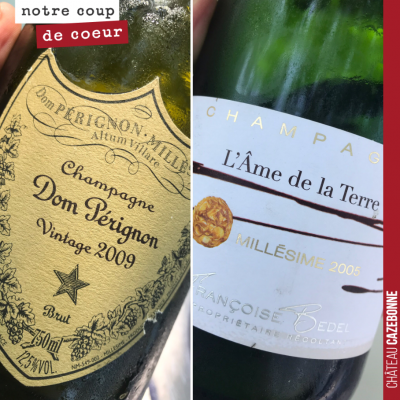 À votre avis, qui gagne le match ? Dom Perignon 2009 ou Françoise Bedel 2005 ? Merci Francis de n...