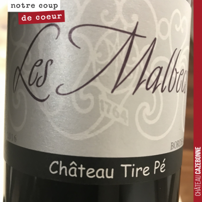 Parmi les très belles choses dégustées ce week-end, les Malbecs de Château Tire-Pé. Malbec au plu...