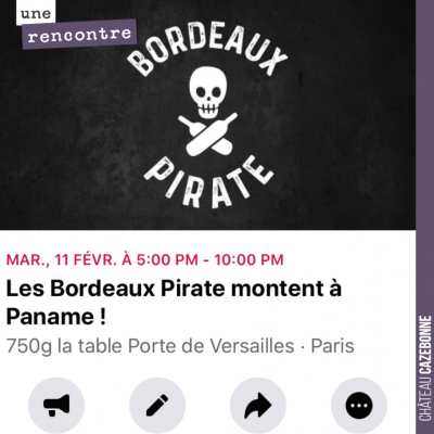 Venez goûter nos vins, ainsi que ceux de 6 autres vignerons, à Paris, ce mardi à partir de 17h au...