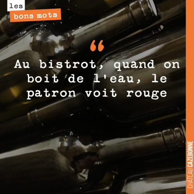 Proverbe, autrefois affiché dans certains bistrots !