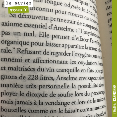 Extrait choisi. Théorie de la bulle carrée de Sébastien Lapaque. L'oxydation n'est pas un mal. L'...