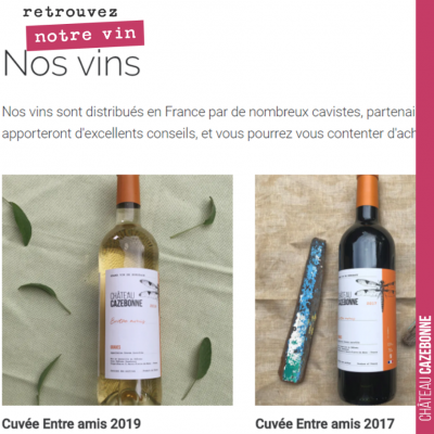 Ca y est, nous avons enfin un site de vente en ligne pour Cazebonne. Pour le lancement, nous vous...