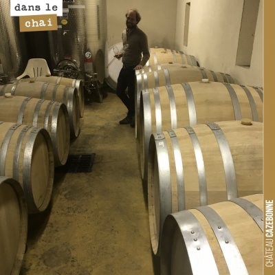 Nicolas, notre œnologue, nous accompagne tout au long de la vinification et de l'élevage de nos v...