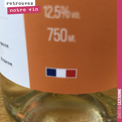 Sur toutes nos bouteilles, on affiche un drapeau français. C'est tellement évident pour nous que ...