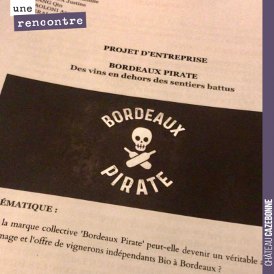 Soutenance par un groupe d'étudiants de l'école Kedge, sur la stratégie des Bordeaux Pirate. Insp...