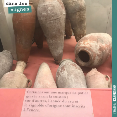Visite au Louvre ce week-end et du côté des antiquités égyptiennes, des amphores pour le vin avec...