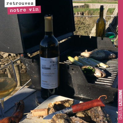 Casse croûte vigneron : dorades au barbecue et notre vin blanc de macération !
