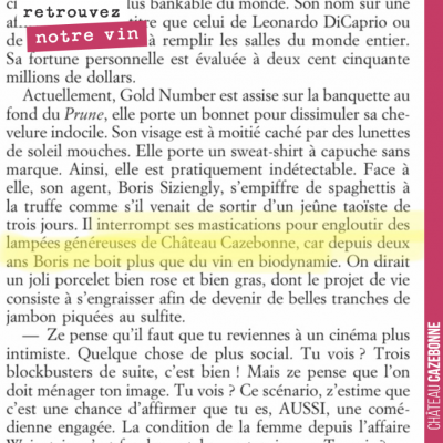 Quand l'auteur de thriller Aloysius Wilde, parle de Château Cazebonne dans son dernier ouvrage ´V...