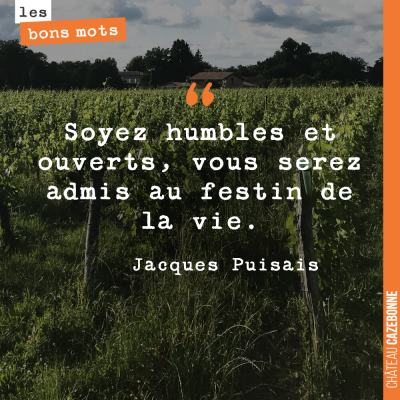 Hommage à Jacques Puisais, qui nous a quitté, il y a quelques jours.