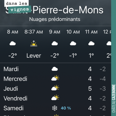 Enfin un hiver ! L'année dernière, le thermomètre est à peine passé en dessous du zéro, une nuit ...