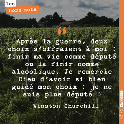 A ta santé, Churchill !