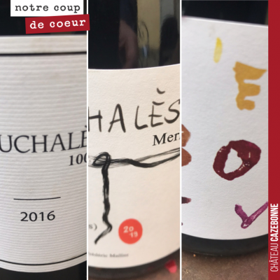 3 magnifiques interprétations du Bouchales par Frédéric Mallier. Pur, avec un peu de Merlot, ou e...