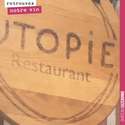 Nouvelle adresse pour déguster du Cazebonne : l'excellent restaurant Utopie à Strasbourg.