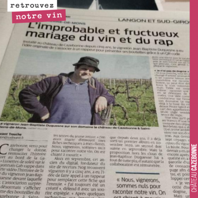 La semaine a été agitée et je n'ai pas eu le temps de vous parler de cet article paru dans le jou...