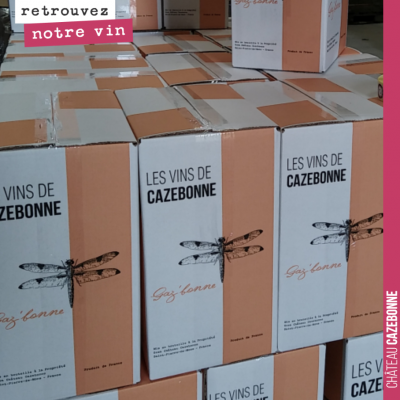 Ça y est notre Petnat Gaz'bonne est étiqueté et en cartons. C'est fermentaire, cela goute sur la ...