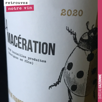 Sortie de notre millésime 2020 de notre vin de macération. La cuvée s'appelait l'année dernière G...