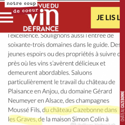 On boude pas notre plaisir. Notre entrée dans le Guide de la RVF des meilleurs vins de France 202...