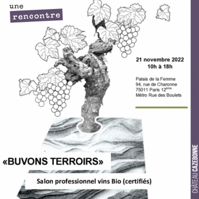 Nous serons présent sur le salon professionnel Buvons Terroir le lundi 21 novembre. Bloquez la da...