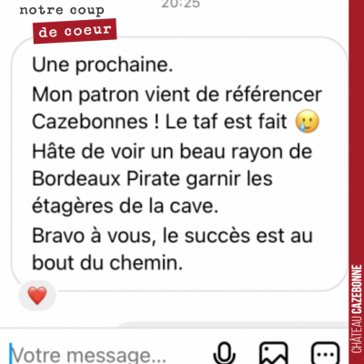 Demandez à votre patron de référencer des vins Pirates 🏴‍☠️ Pirate power @bordeauxpirate