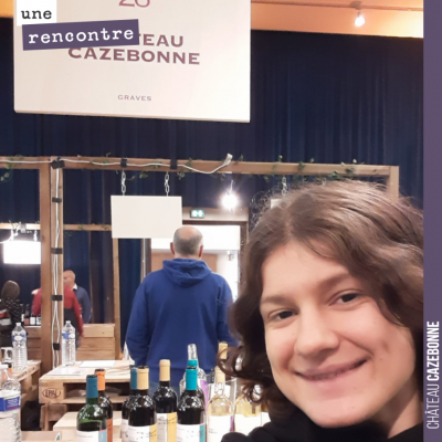 Myrtille est en place au salon vin et chocolat d'Asnieres. Elle vous fera déguster notre gamme av...