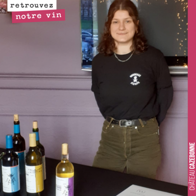 Myrtille au salon des vins d'auteur à Chimay (Belgique) pour le week end !