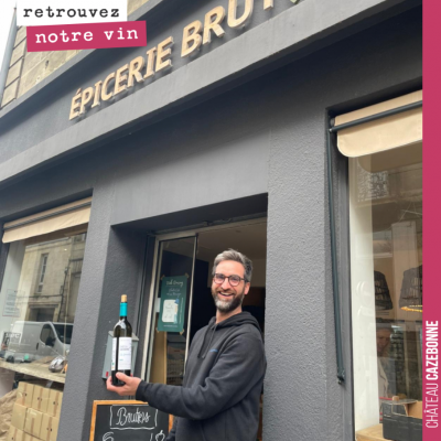 Retrouvez les vins de Cazebonne à l'Epicerie Brut(e)e à Bordeaux. C'est une très grande fierté po...